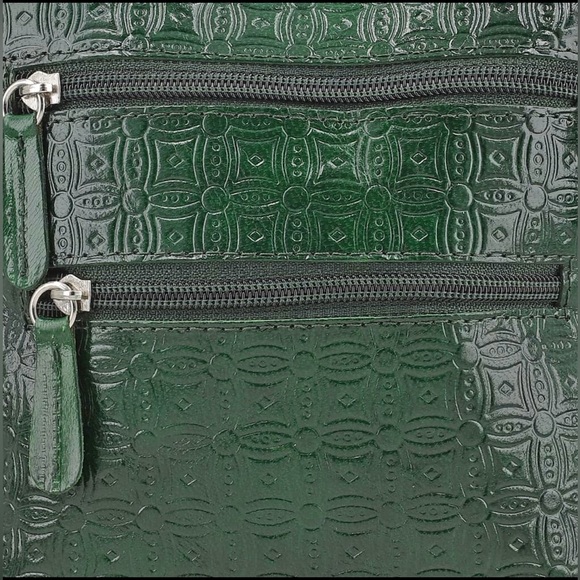 SUKRITI HAND PAINTED LEATHER CROSSBODY - Picture 2 of 11